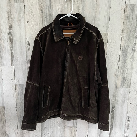 Timberland Other - Timberland Men’s Vintage Suede Full Zipper Jacket. Size XXL